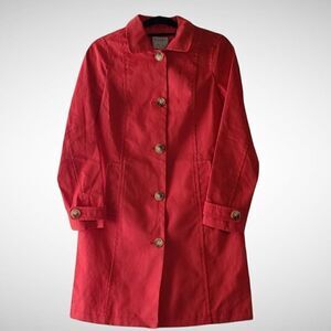 Old Navy Coral Trench Coat Small